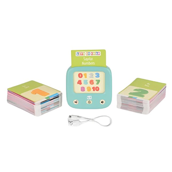 LC Öğreti̇ci̇ Türkçe ve İngi̇li̇zce Konuşan Kartlar Mavi̇