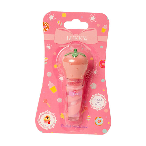 Lukky Çilek Sufle Aromalı Dudak Parlatıcısı