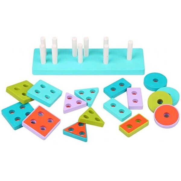 Let's Be Child Geometrik Şekiller Bul-Tak