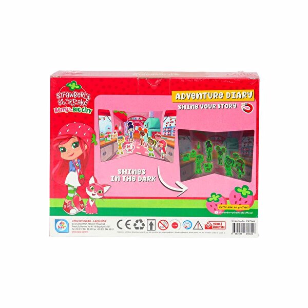 Çilek Kız Fosforlu Magnet