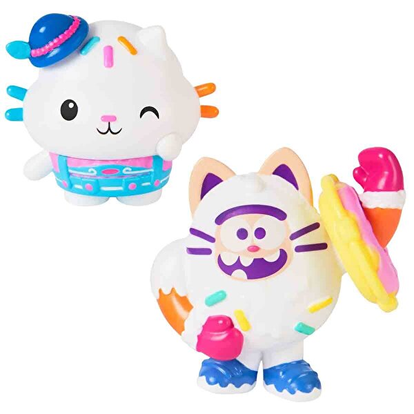 Gabby’s Dollhouse 2’li Figür Paketi Cakey Cat ve Cookie Bobby