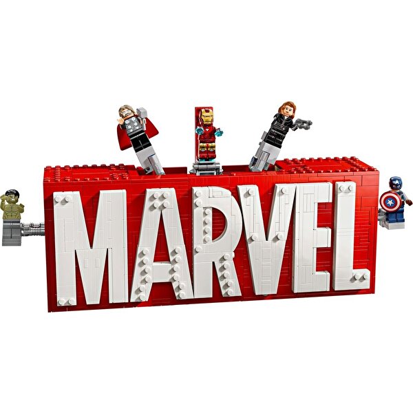 LEGO MARVEL Logosu ve Mini Figürleri 76313