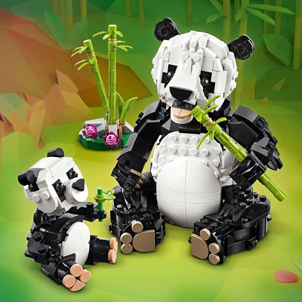 LEGO Creator 3'ü 1 Arada Vahşi Hayvanlar: Panda Ailesi 31165