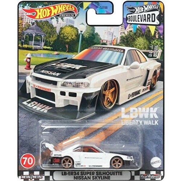 Hot Wheels Boulevard Premium Arabalar LB-ER34 SS Nissan Skyline HKF21