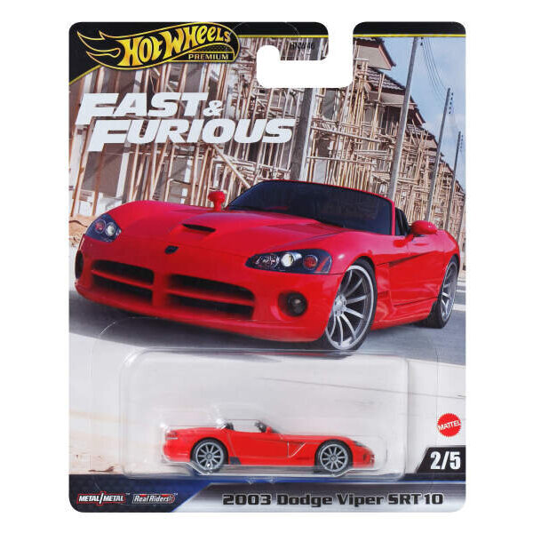 Hot Wheels Fast & Furious Premium Arabalar 2003 Dodge Viper SRT 10 JBL85