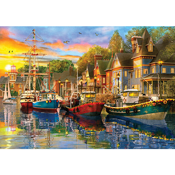 Ks Puzzle 3000 Parça Harbour Lights