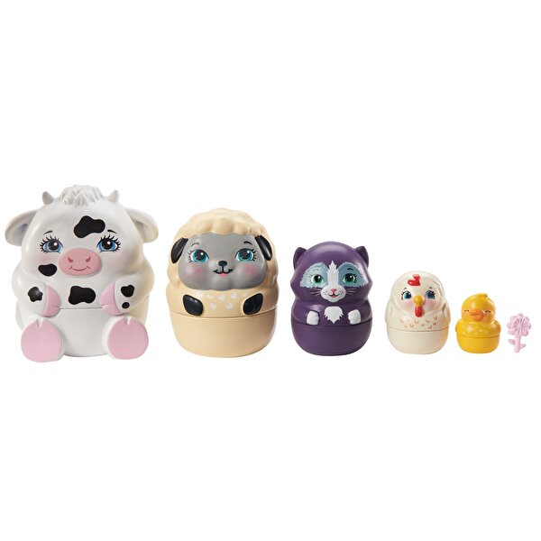 Enchantimals Bebek ve Ev Oyun Seti İnek Cambrie'nin Çiftlik Evi GTM48