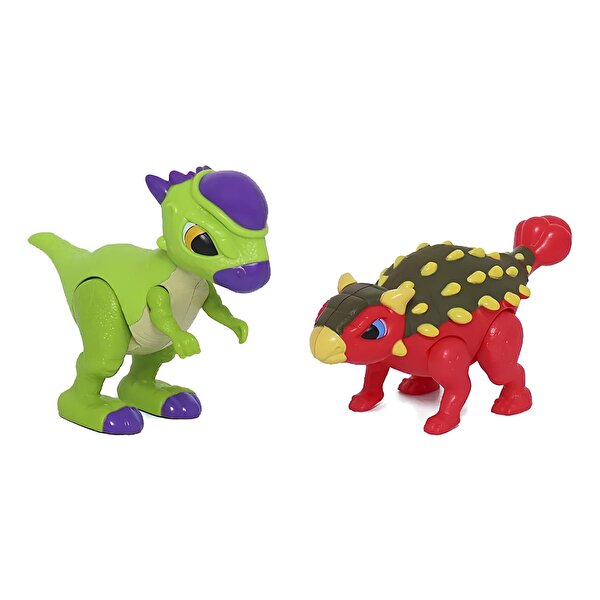 Dino Troops Kids Ankylosaurus ve Pachycephalosaurus İkili Set