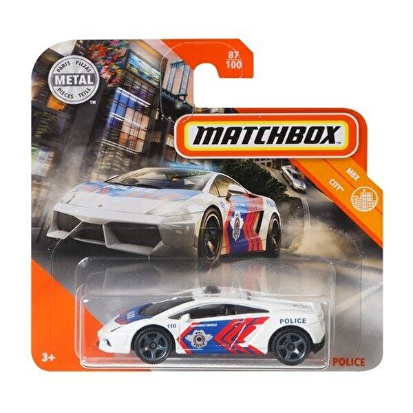 Matchbox Tekli Arabalar Lamborghini Gallardo Police GKL80
