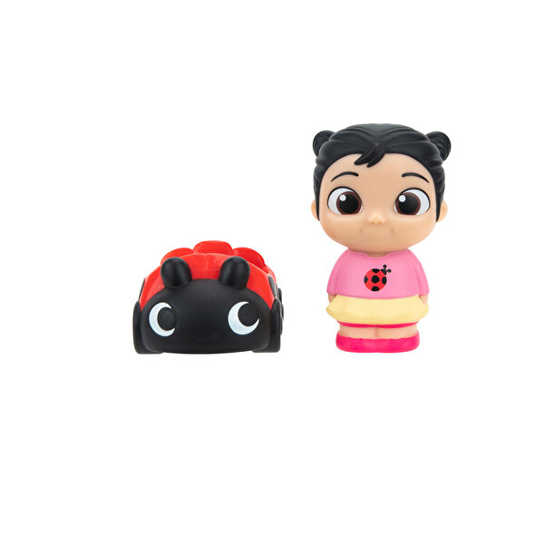 Cocomelon Araçlı Tekli Figür Cece's Ladybug Cruiser