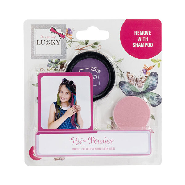 Lukky Süngerli Saç Tebeşi̇ri̇ Mor