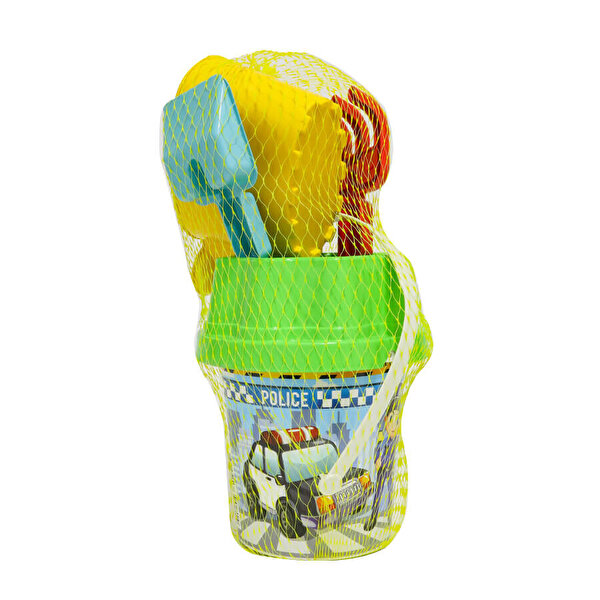 Yeşil Kapaklı Koyu Sarı Suluklu Kova Seti 1011