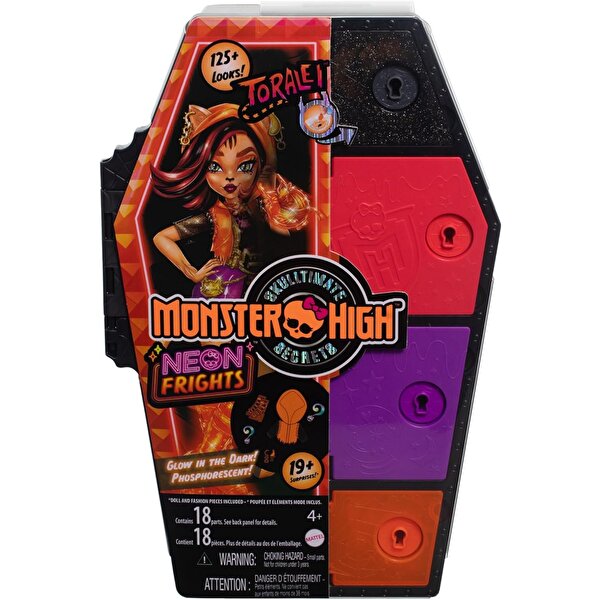 Monster High Gizemli Arkadaşlar Neon 3. Seri Toralei HNF80