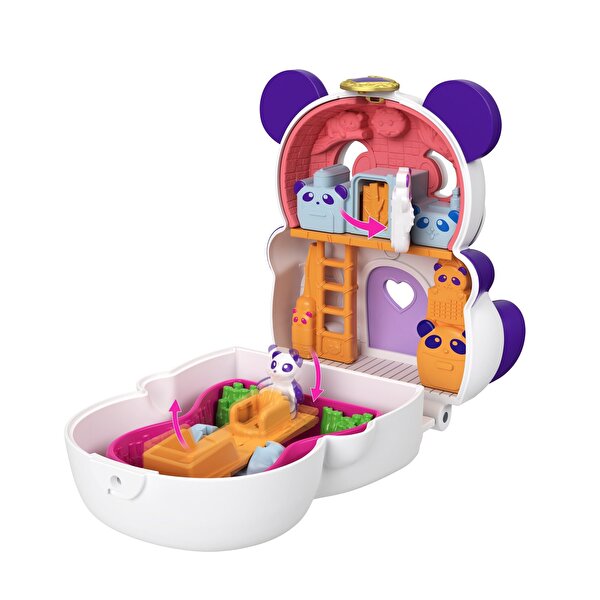 Polly Pocket Çift Taraflı Eğlence Micro Oyun Setleri GTM58