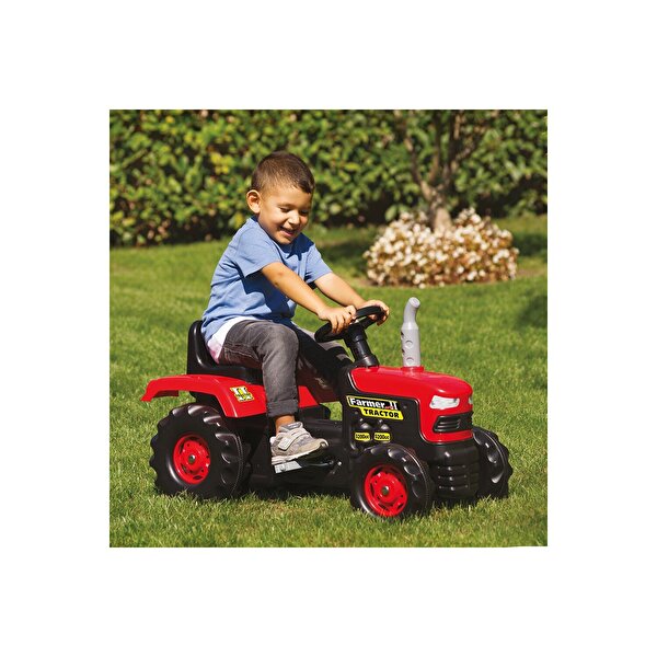 Dolu Pedallı Traktör Kırmızı