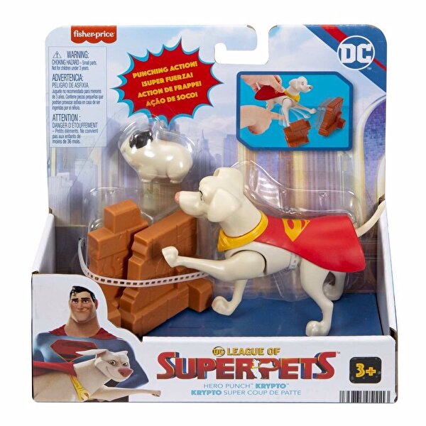 Fisher Price DC League of Super Pets Aksiyon Figürleri Krypto HGL12