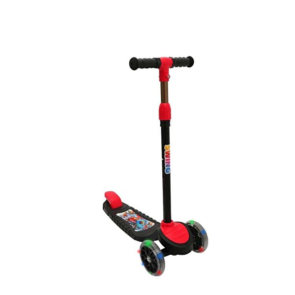 Swing Işıklı Scooter Kırmızı