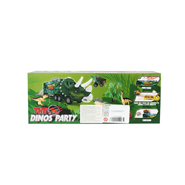Işık Ve Müzik Dinozor Depolama Arabası Dinos Partisi 6813
