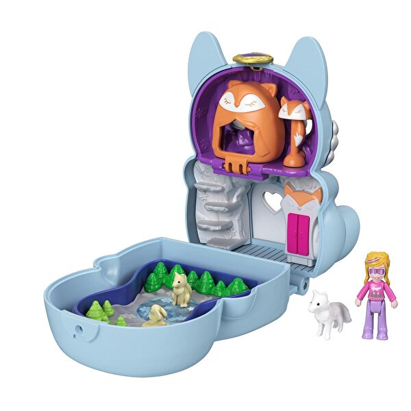 Polly Pocket Çift Taraflı Eğlence Micro Oyun Setleri GTM57