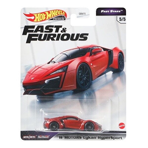 Hot Wheels Fast & Furious Premium Arabalar W Motors Lykan HyperSport GRL70