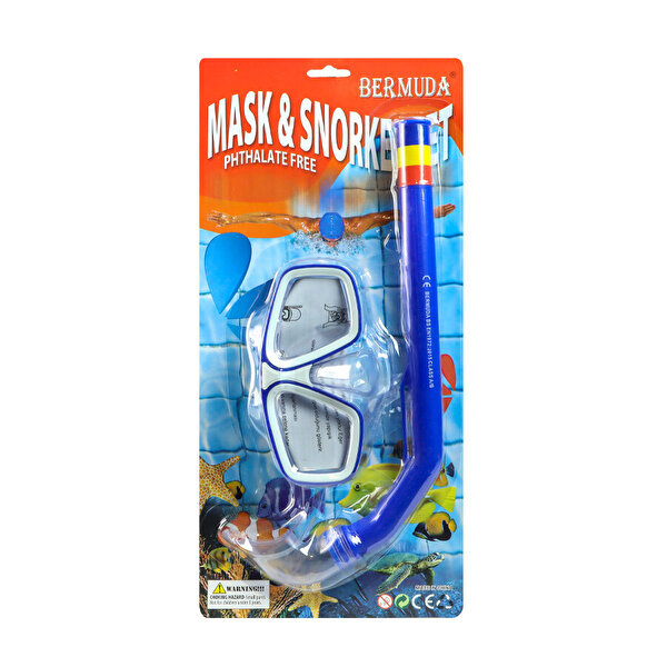 Maske Şnorkel Set Mavi
