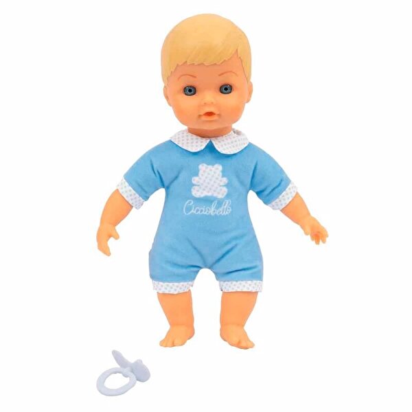 Cicciobello Yumuş Bebek 24 cm Mavi Tulum