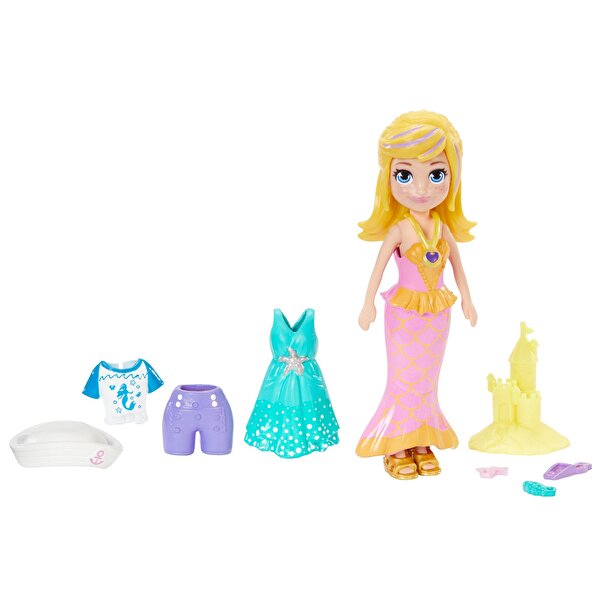 Polly Pocket ve Moda Aksesuarları Seti Denizkızı Temalı GNG72