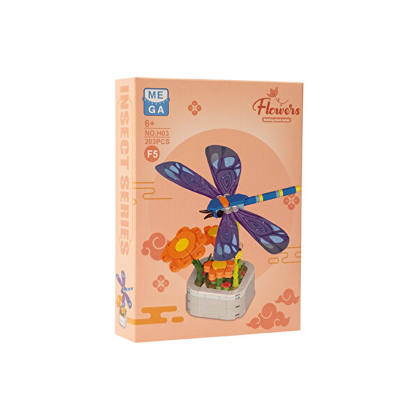 Mega Çi̇çekler ve Böcekler Yapı Blokları Yusufçuk