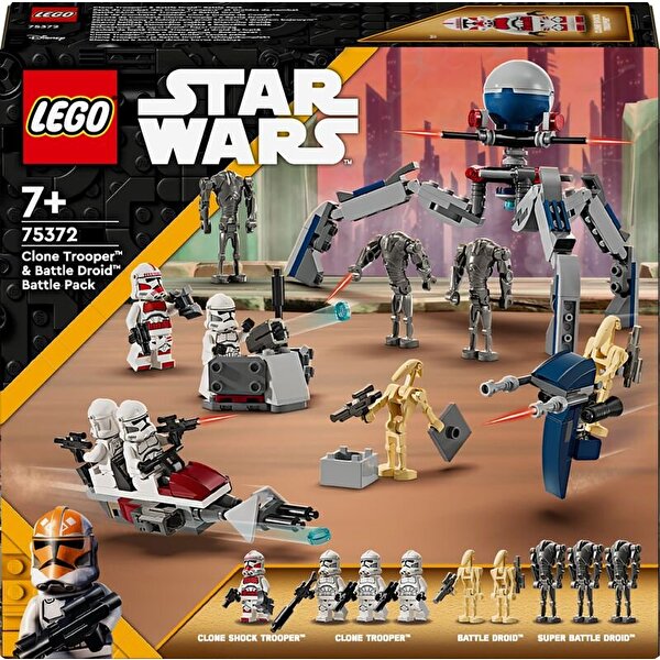 LEGO Star Wars Klon Trooper ve Savaş Droidi Savaş Paketi 75372