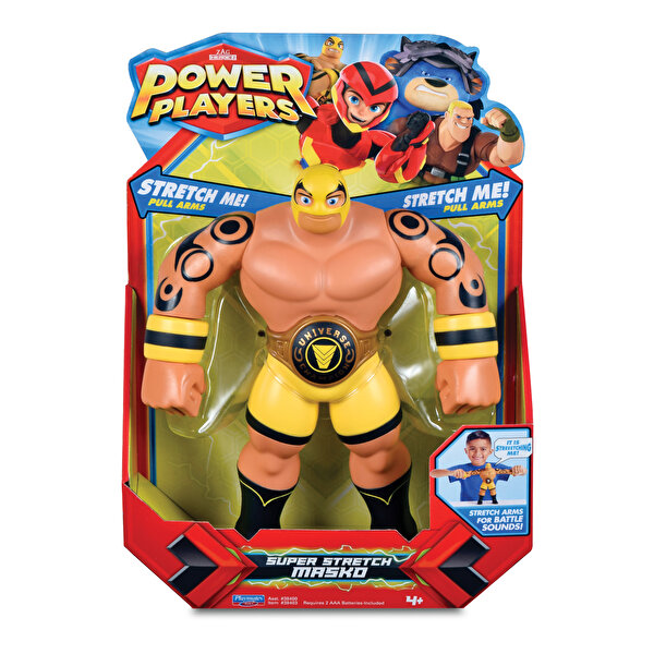 Power Players Delüks Aksiyon Figürler Süper Stretch Masko