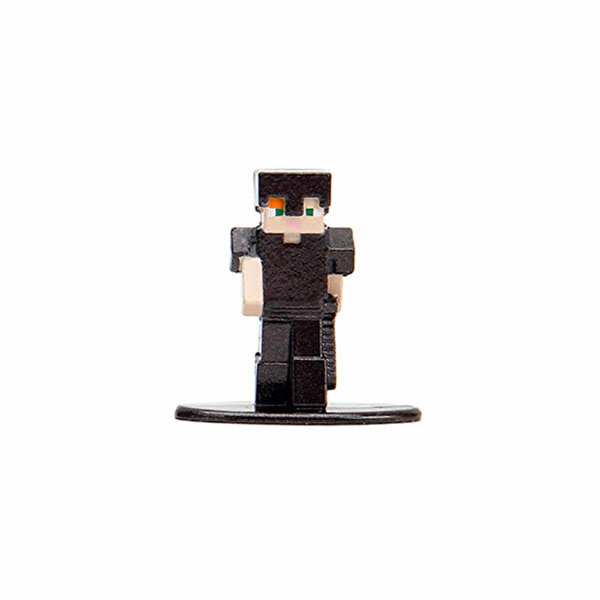 Minecraft Nano Tekli Metal Figür Alex In Netherite Armor