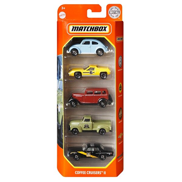 Matchbox Beşli Araba Seti Coffee Cruisers II GVY38
