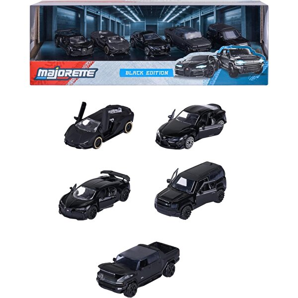 Majorette Black Edition 5'li Araç Seti