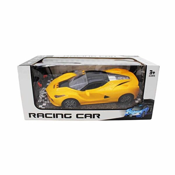 1:16 Ferrari USB Şarjlı Işıklı Uzaktan Kumandalı Sarı Araba