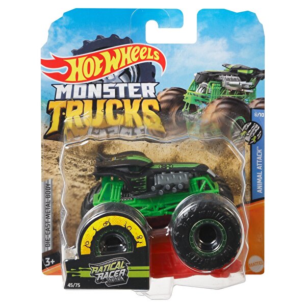 Hot Wheels Monster Trucks 1:64 Arabalar Ratical Racer GJD83