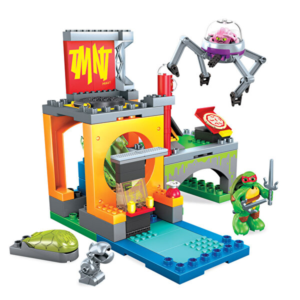 Mega Bloks TMNT Gizli Yeraltı Barınağı Oyun Seti 115 Parça