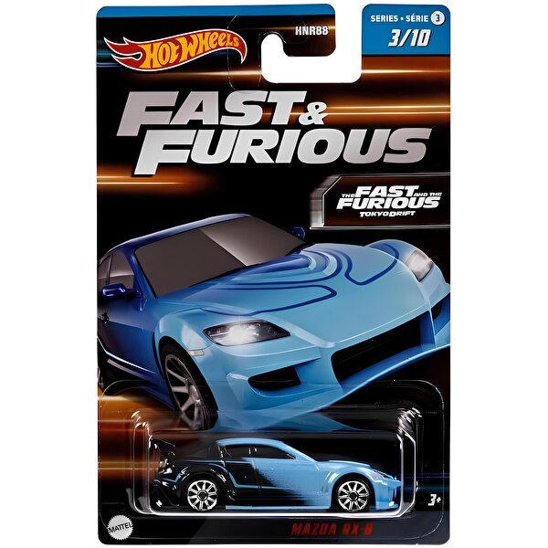 Hot Wheels Fast & Furious Temalı Arabalar Mazda Rx-8 HNT13