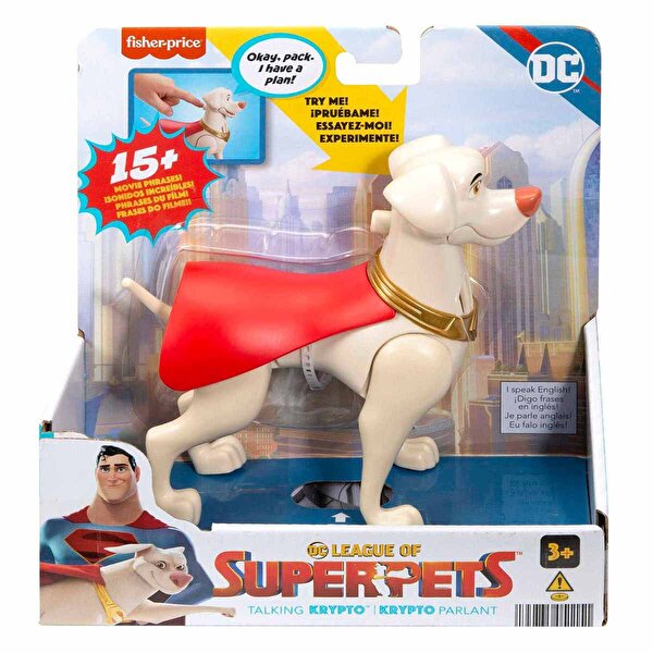Imaginext DC League of Super Pets Sesli Figürler Krypto HJF30