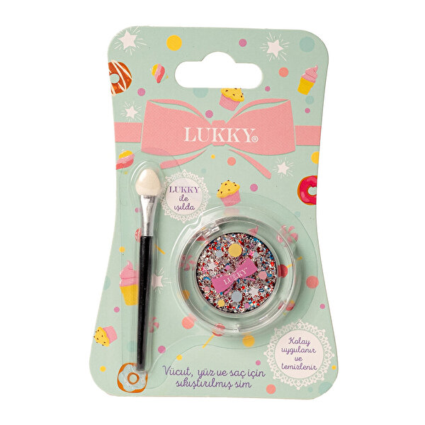 Lukky Saç, Yüz ve Vücut İçin Renkli Fırçalı Sim