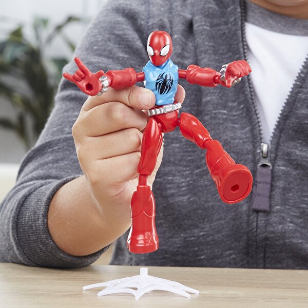 Spider-Man Bend & Flex Scarlet Spider Figür F2297