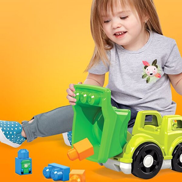 Mega Bloks Sevimli Araçlar Yeşil Geri Dönüşüm Kamyonu HBP13