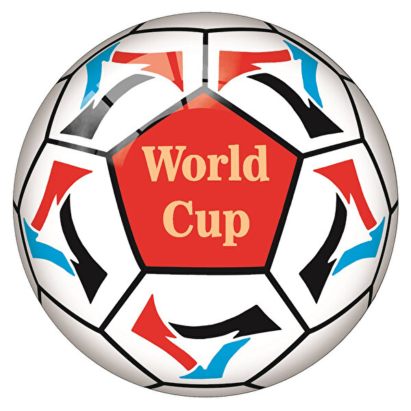 Renkli Baskılı Plastik Top 23 cm.