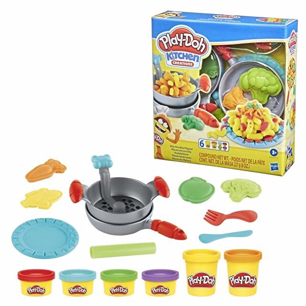 Play Doh Mutfak Atölyesi Eğlenceli Makarna Seti E9369