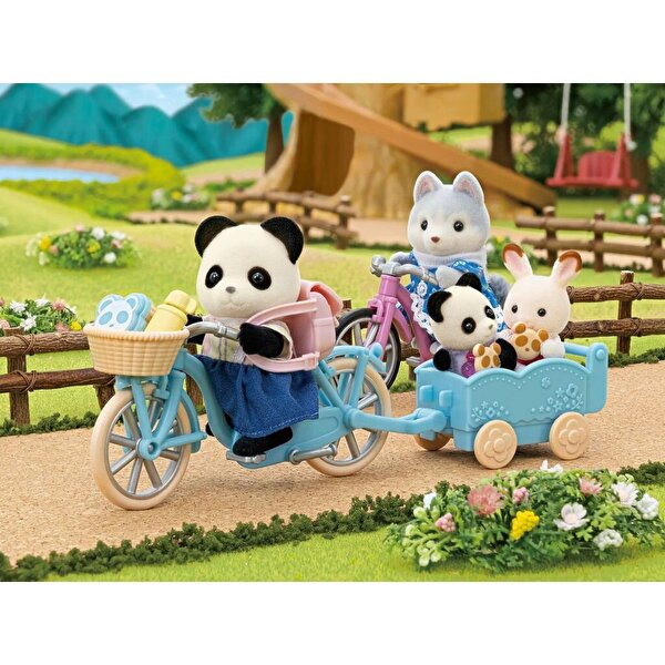 Sylvanian Families Bisiklet ve Paten Seti Panda Kız
