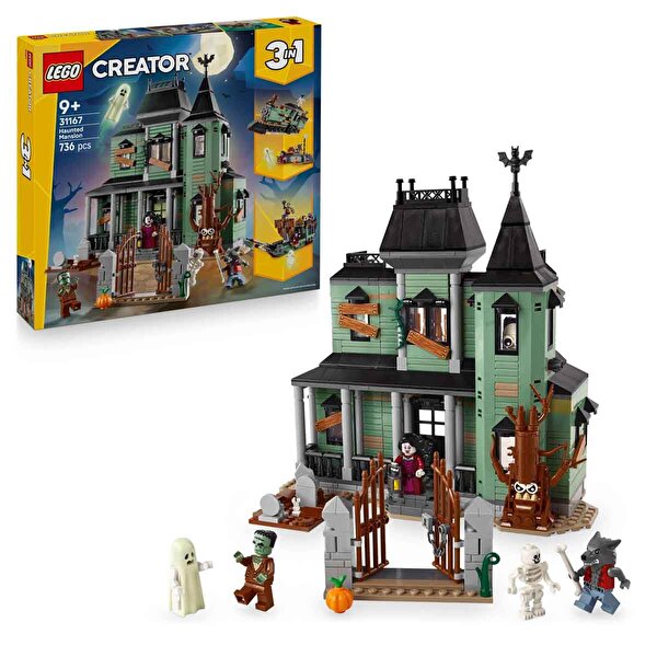 LEGO Creator 3 in 1 Hayaletli Köşk 31167