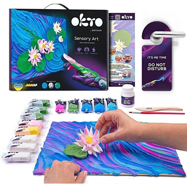 OKTO Water Lilies 3D Duyusal Sanat Seti