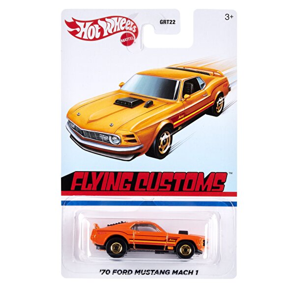 Hot Wheels Temalı Retro Arabalar 70' Ford Mustang Mach1 GRT35