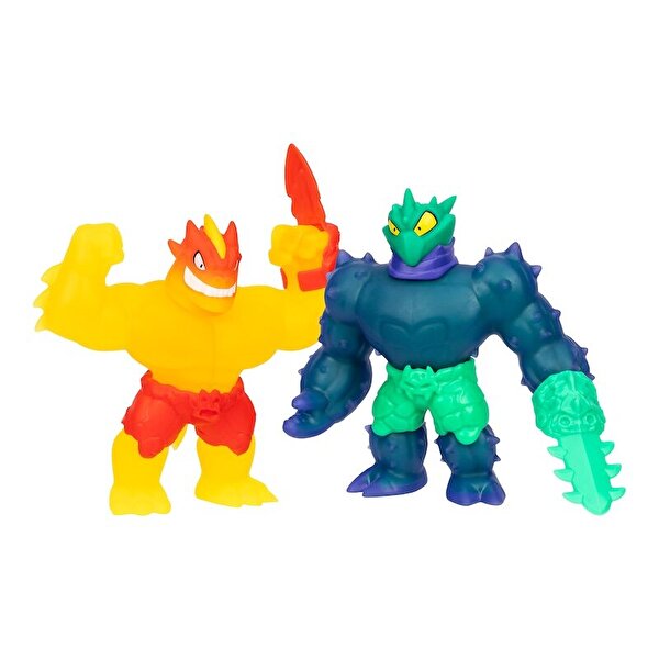 Goojitzu Meteor Madness Ikili Paket Stretch Flame Blazagon vs Mushy Cacticus