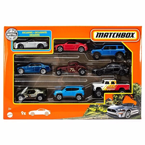 Matchbox Dokuzlu Araba Seti HFL60