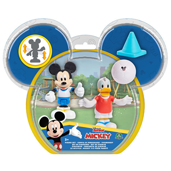 Mickey 2'li Figür Paketi Futbol Temalı
